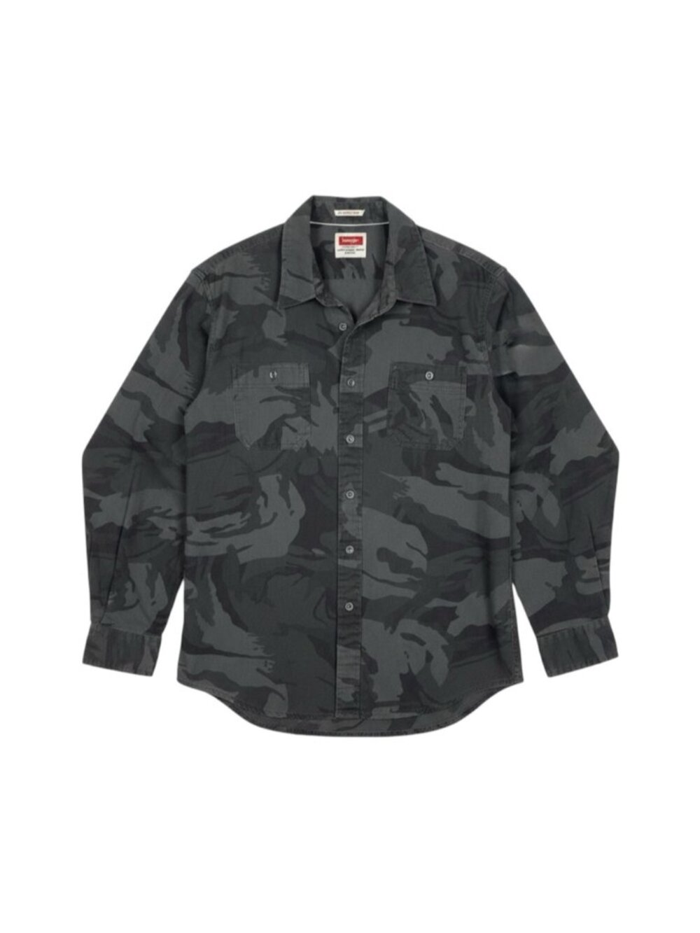 Wrangler Vintage Camo Shacket Button-Up Shirt Jacket Men’s XL